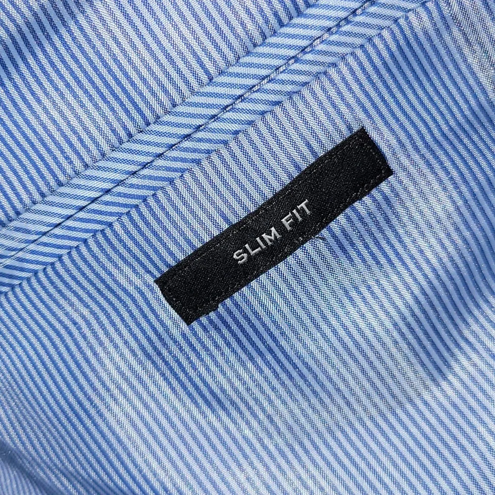 Joseph Abboud Mens 42 Long Slim Fit Blue Cotton Linen Blend Blazer Sport Coat